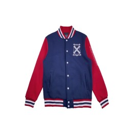 Order online snap button baseball jacket design contrast collar embroidered LOGO baseball jacket baseball jacket garment factory Z565 Order online snap button baseball jacket design contrast collar embroidered LOGO baseball jacket baseball jacket garment factory Z565
